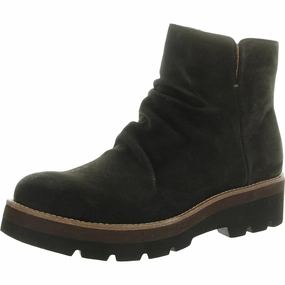 ReinforcedToe Travel Companion Womens Double Zipper Leather Ankle Boots