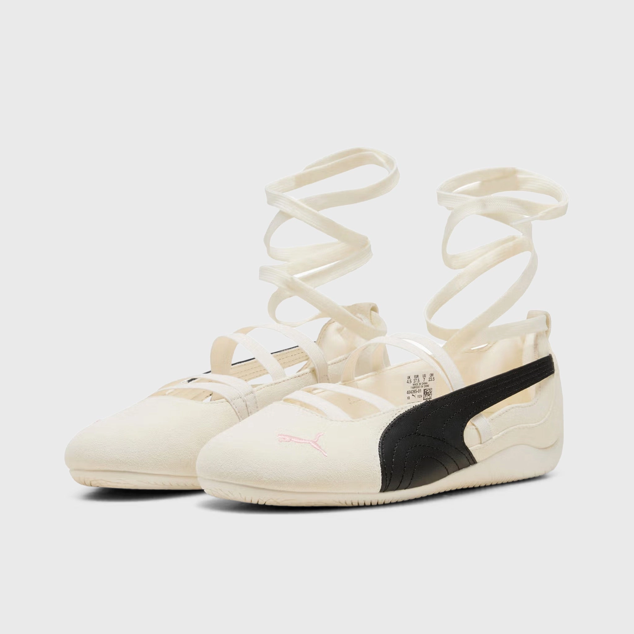 Dusk Run Ease Style Puma x Ros?? Speedcat Ballet Warm White / Black - Frosty Pink