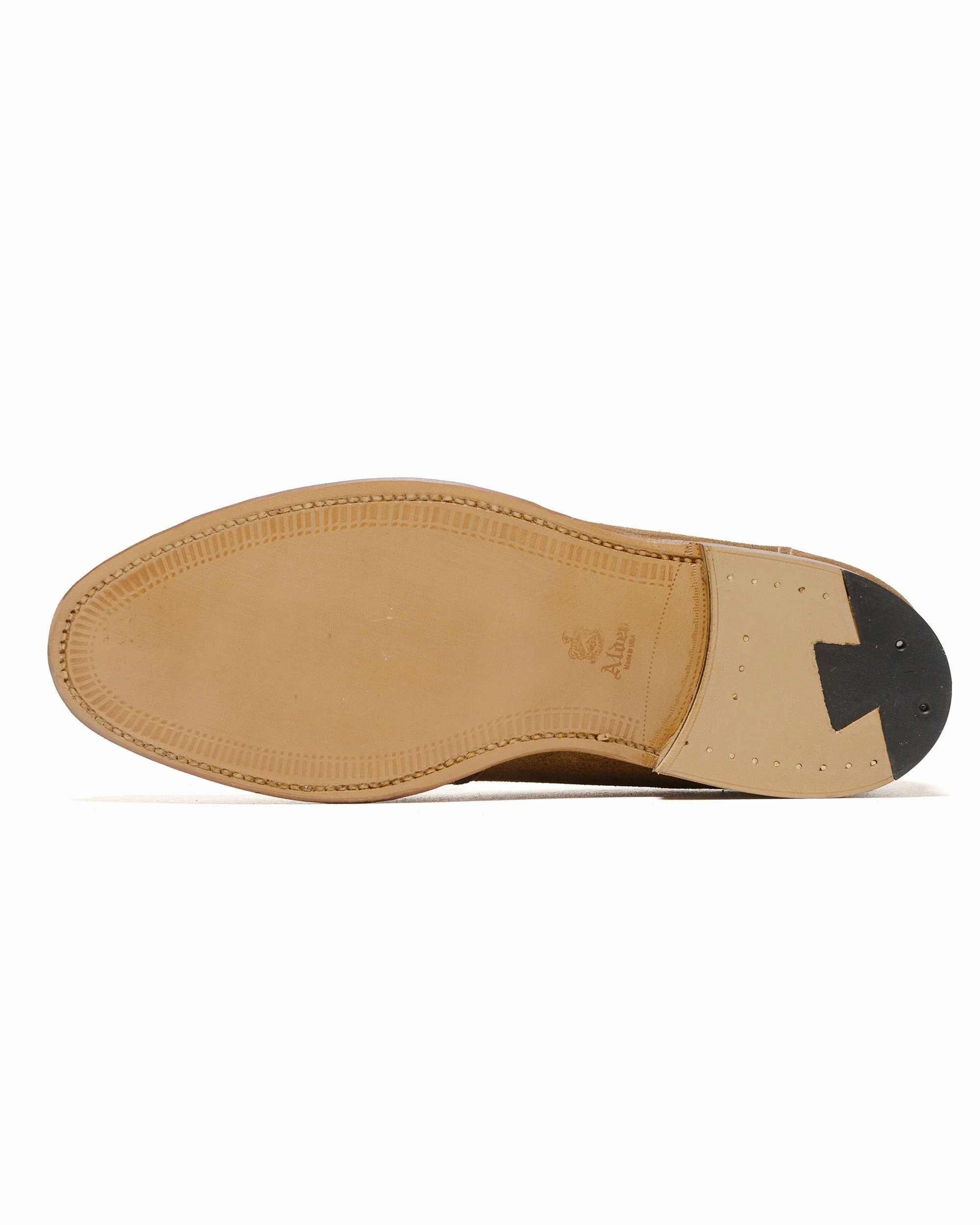 Matte Edge Alden Full Strap Loafer Snuff Suede D0109