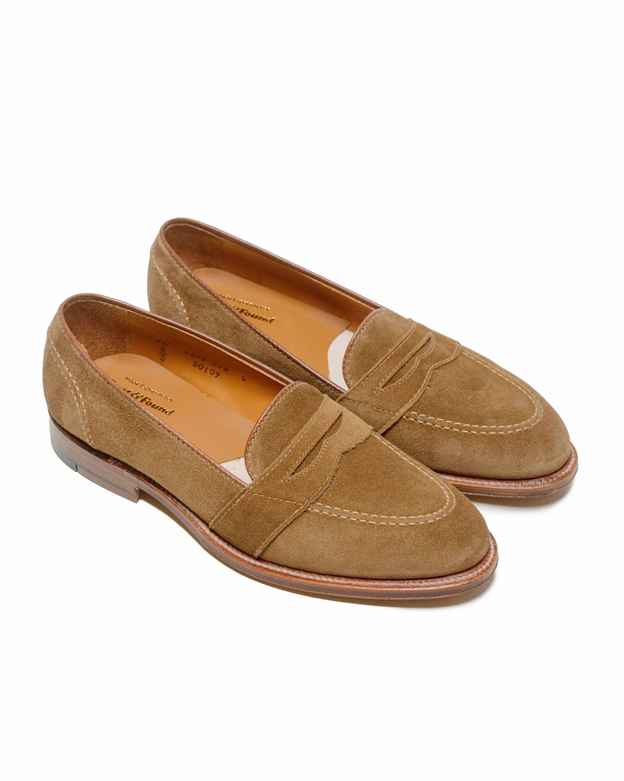 Game Fit Alden Full Strap Loafer Snuff Suede D0109