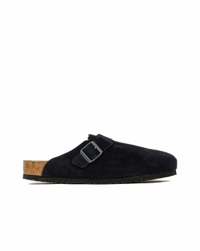 Birkenstock Boston Midnight Suede School Day Street Mood