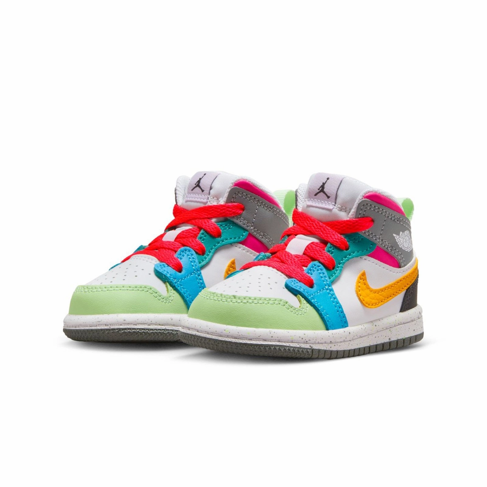 Jordan 1 Mid SE Toddler Shoes FN1189-100 Sneaker Inserts Slip Easy
