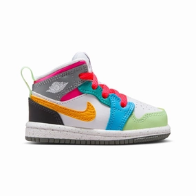 Season Ready Neutral palette Jordan 1 Mid SE Toddler Shoes FN1189-100