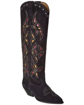Isabel Marant Denvee Suede Knee-High Boot Anti Odor Rainy Day Commuter