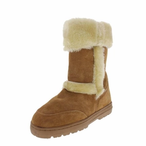All Activity Witty Womens Suede Fold-Over Mid-Calf Boots
