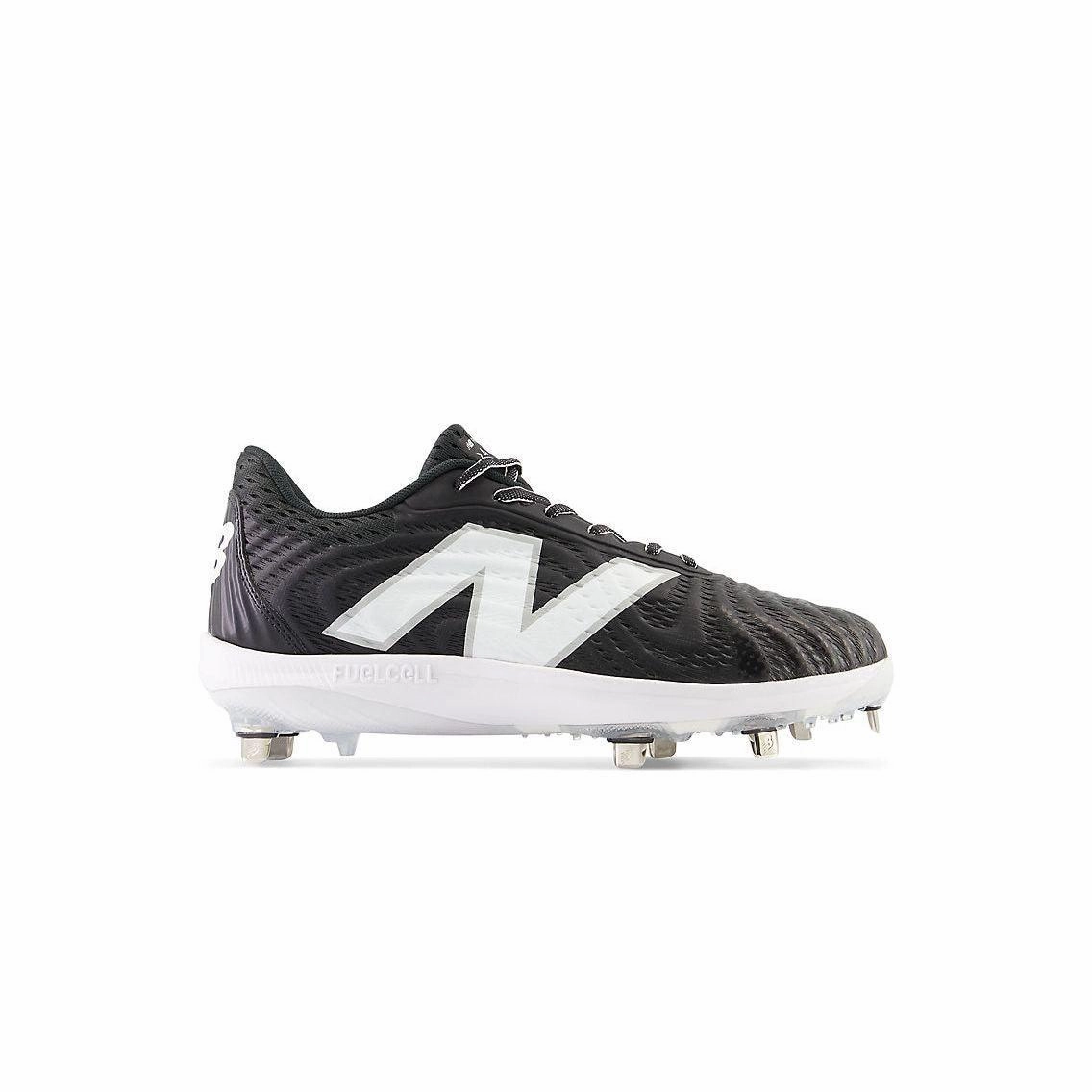 political - event running wear New Balance Men's FuelCell 4040 V7 Metal Baseball Cleats - Black / Optic White - L4040BK7