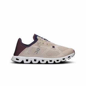 NonSlip Speed Form On Running Cloud 5 Coast (Sand/Mulberry) Women Shoes 3WD10542835