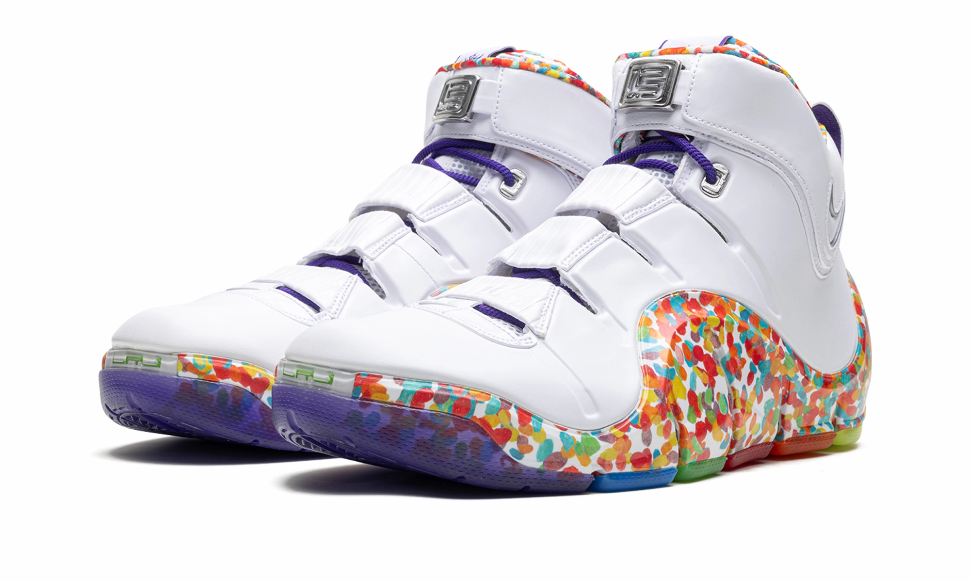 Arch Stabilization Structure cushioning technology LeBron 4 "Fruity Pebbles"