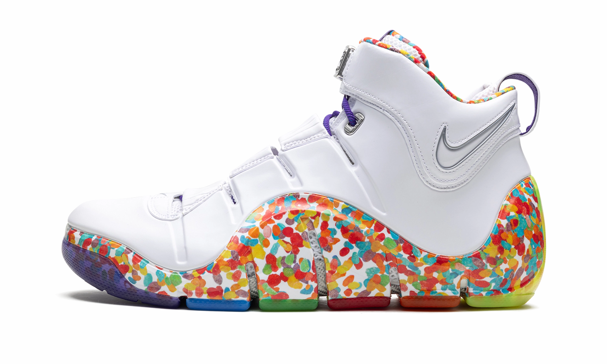 Lateral Motion Control Lateral Cut Stability LeBron 4 "Fruity Pebbles"