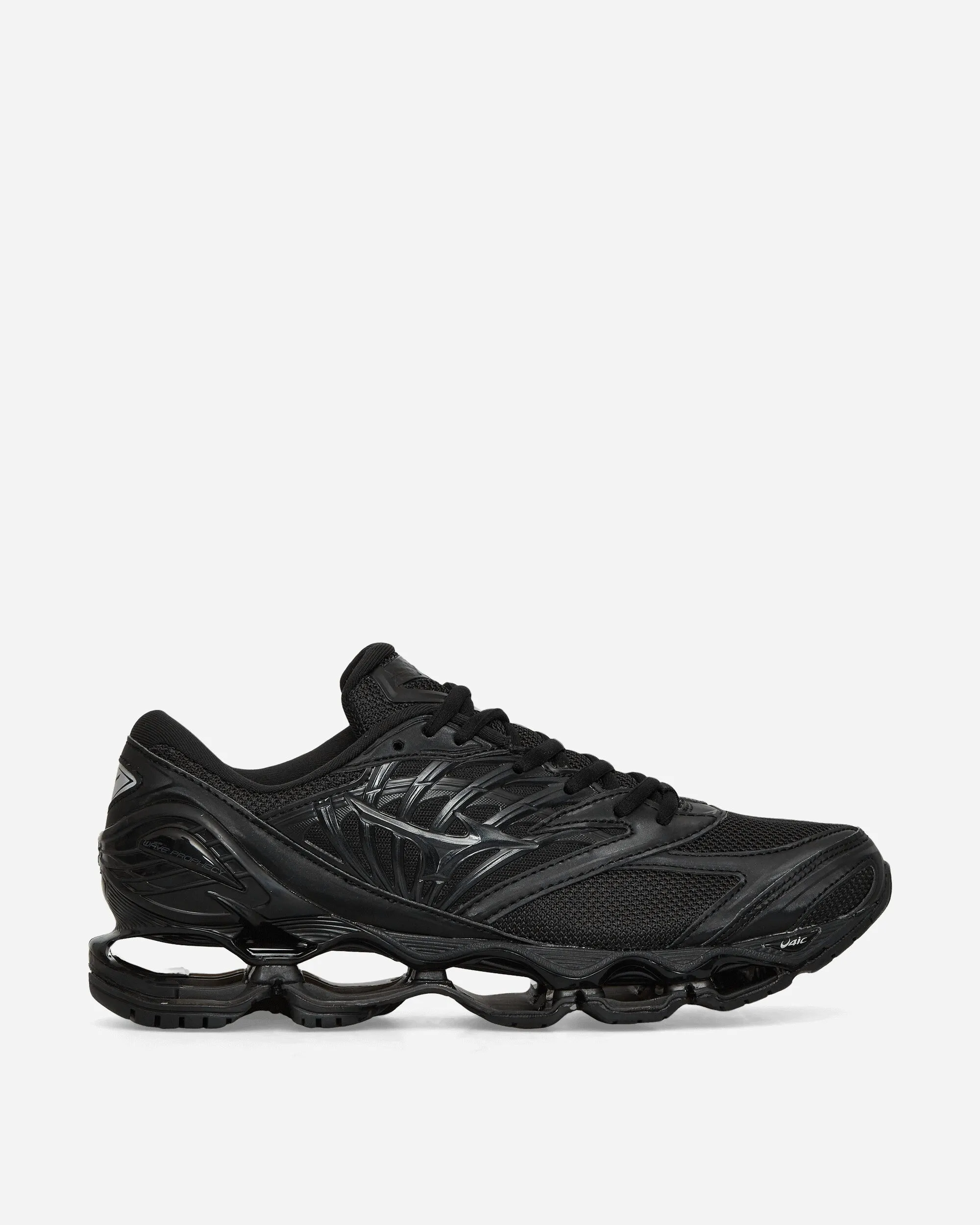 Woven Texture Thermoregulating Material Wave Prophecy LS Sneakers Black