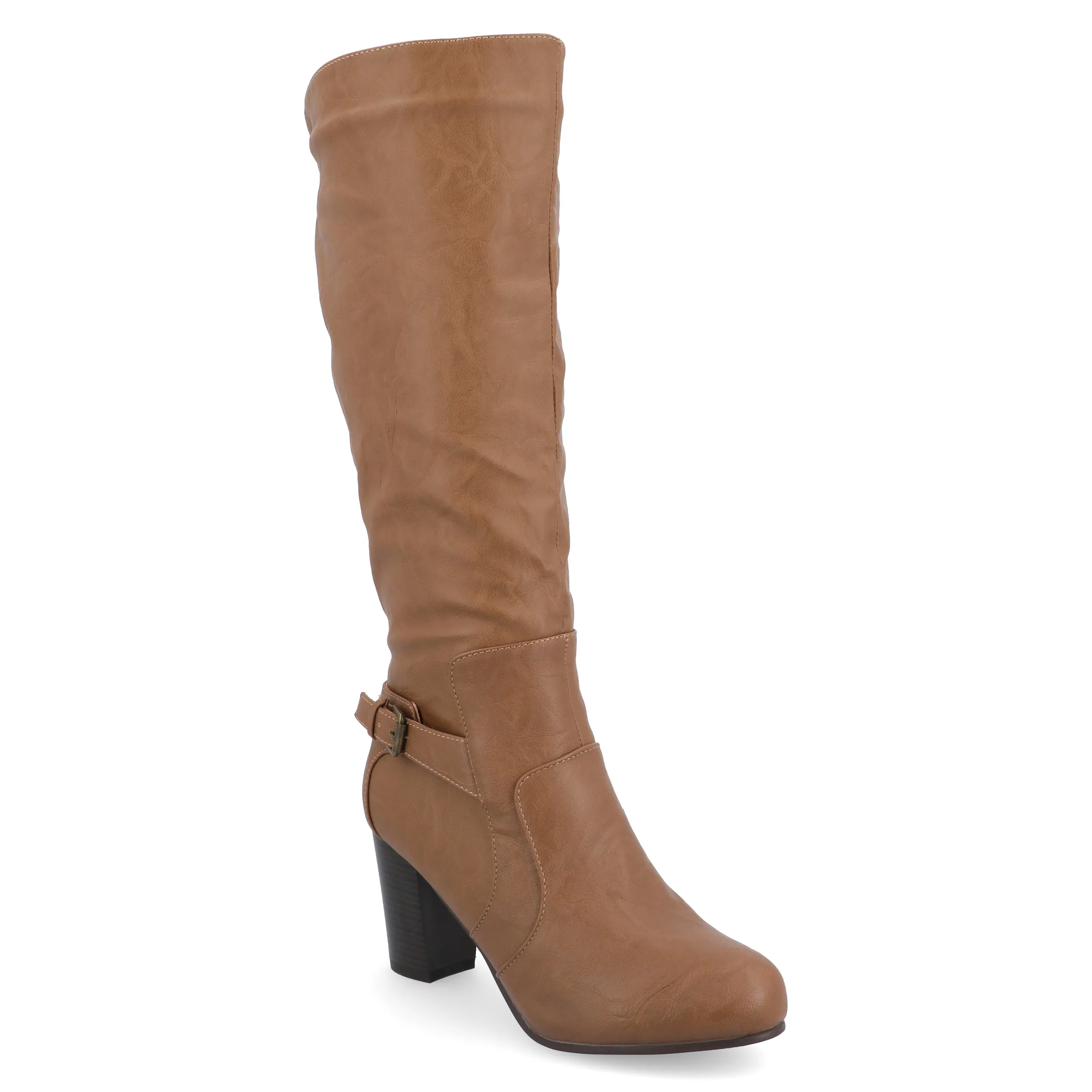 Journee Women's Carver Boot Mud Resistant Urban Commute Neutral Pair