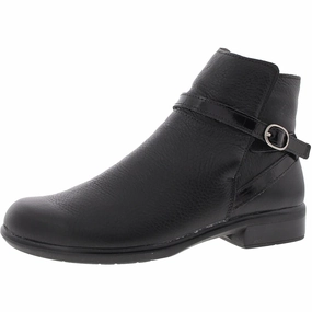 All Day Use Womens Buckle Leather Booties