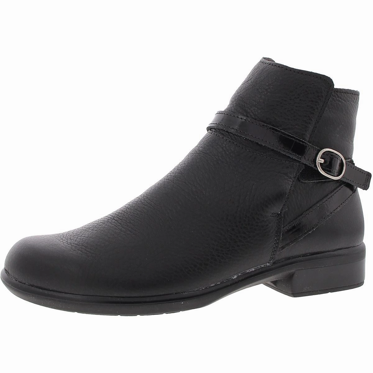 All Day Use Womens Buckle Leather Booties