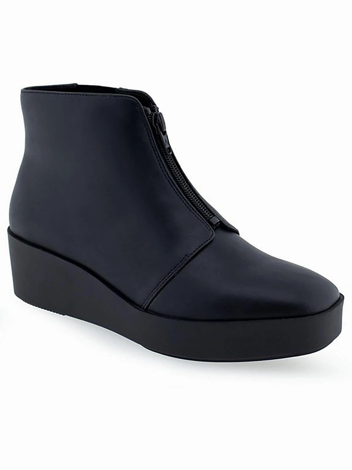 Carin Womens Faux Suede Zipper Ankle Boots Stylish Versatility