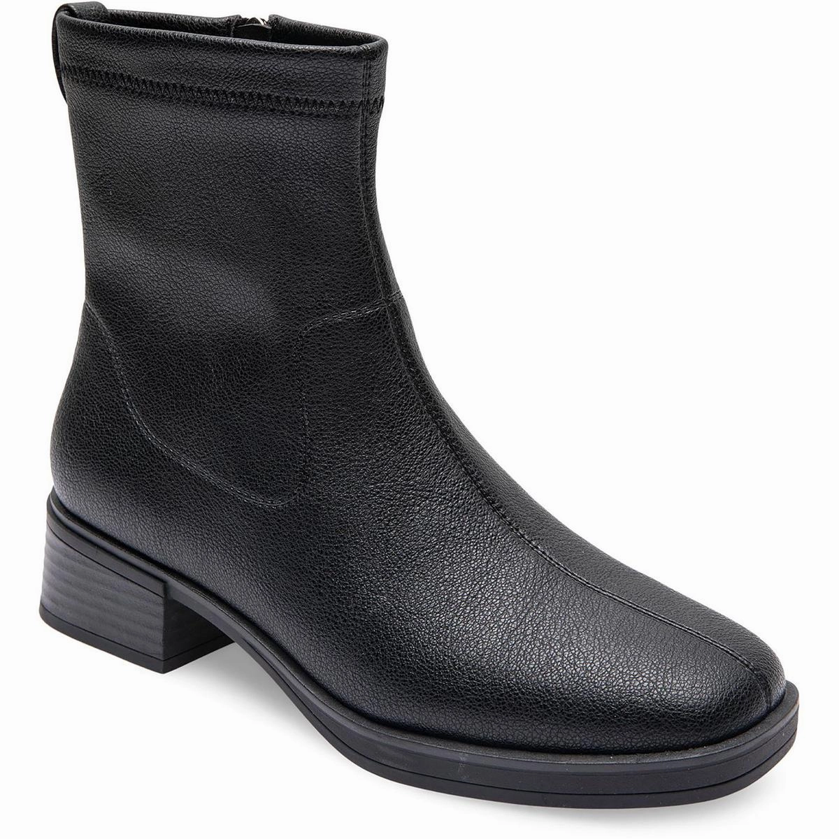 Supportive Fit City Trek Dazzy Womens Zipper Manmade Ankle Boots