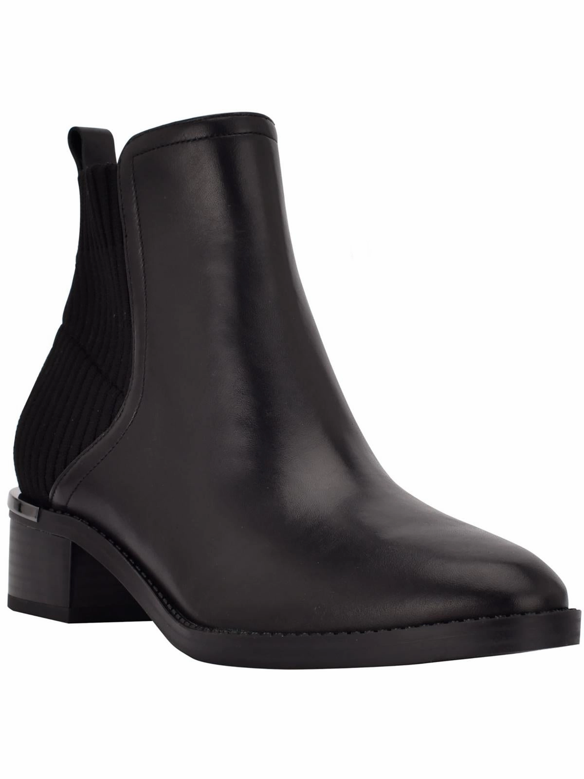 Slip Resistant Outsole DEANDRE Womens Faux Leather Pointed toe Ankle Boots
