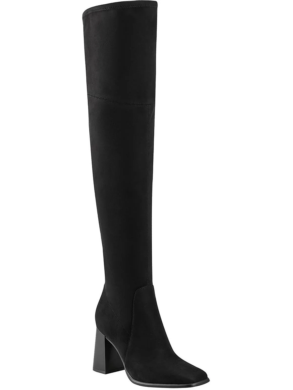 Denki 2 Womens Tall Faux Leather Knee-High Boots MemoryFoam