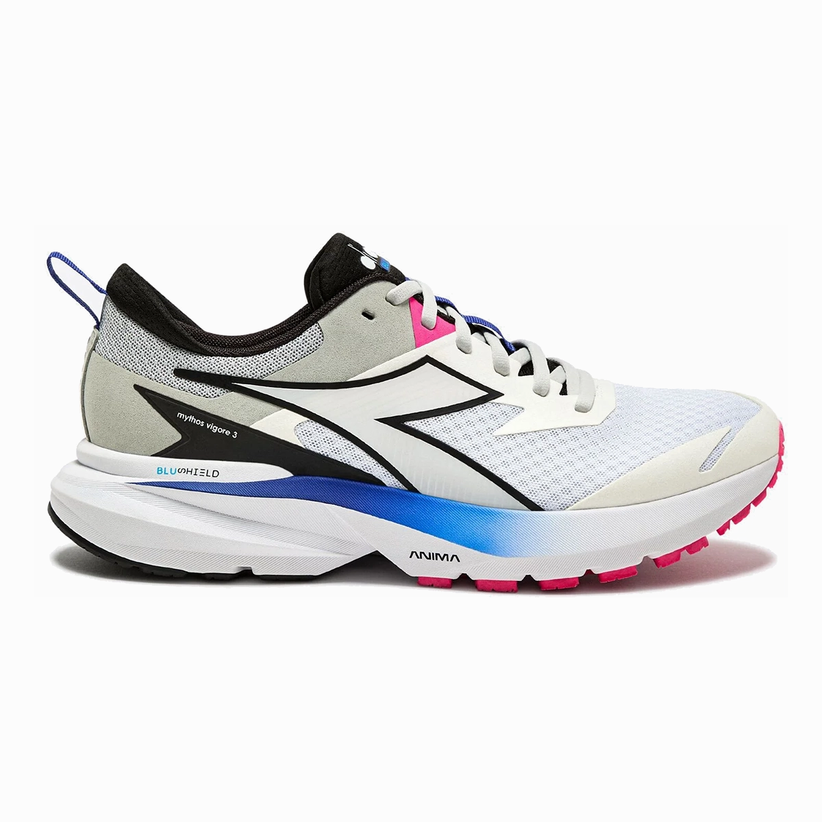 bead - decorated running gear low - arch - feature shoes Diadora Mythos Blushield Vigore 3