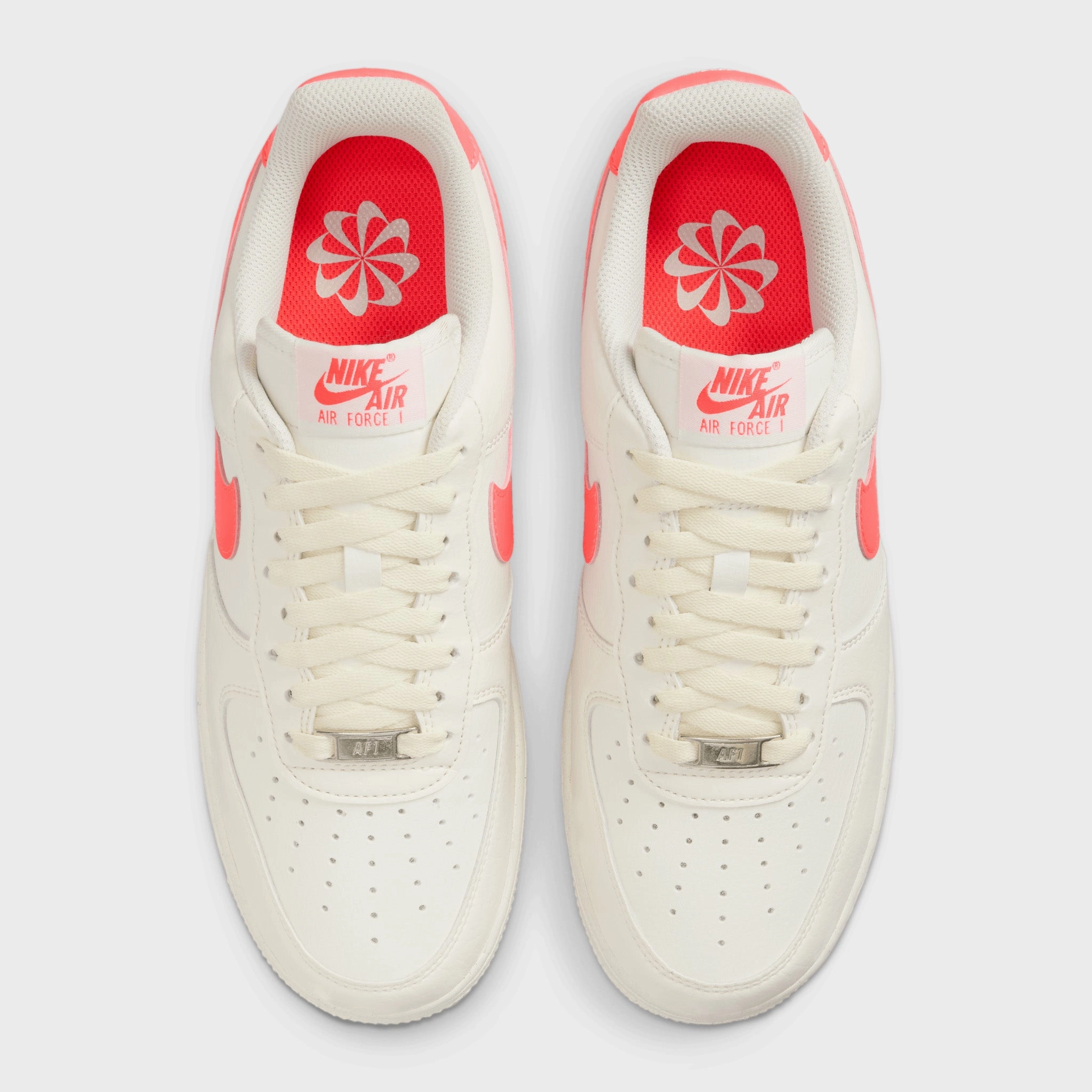 Antimicrobial PaddedCollar Nike Women's Air Force 1 '07 Next Nature Sail / Sail -  Hot Lava