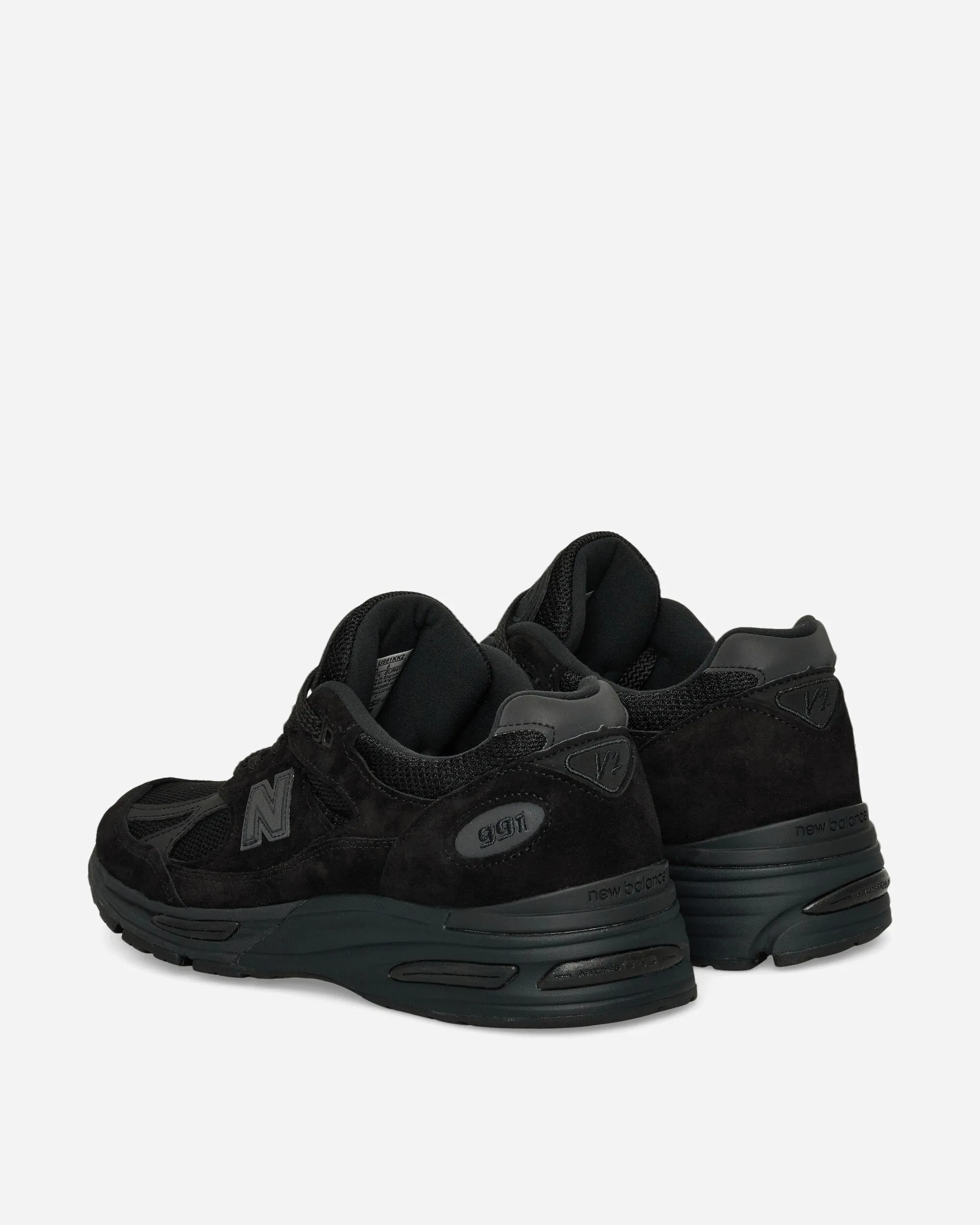 Made in UK 991v2 Sneakers Black Padded Power