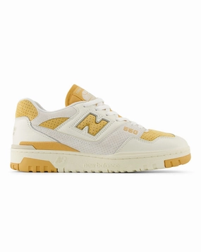 High Rebound Outsole New Balance 550 - White / Orange