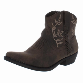 Comfort Cushion Dolly Womens Faux Leather Booties Ankle Boots