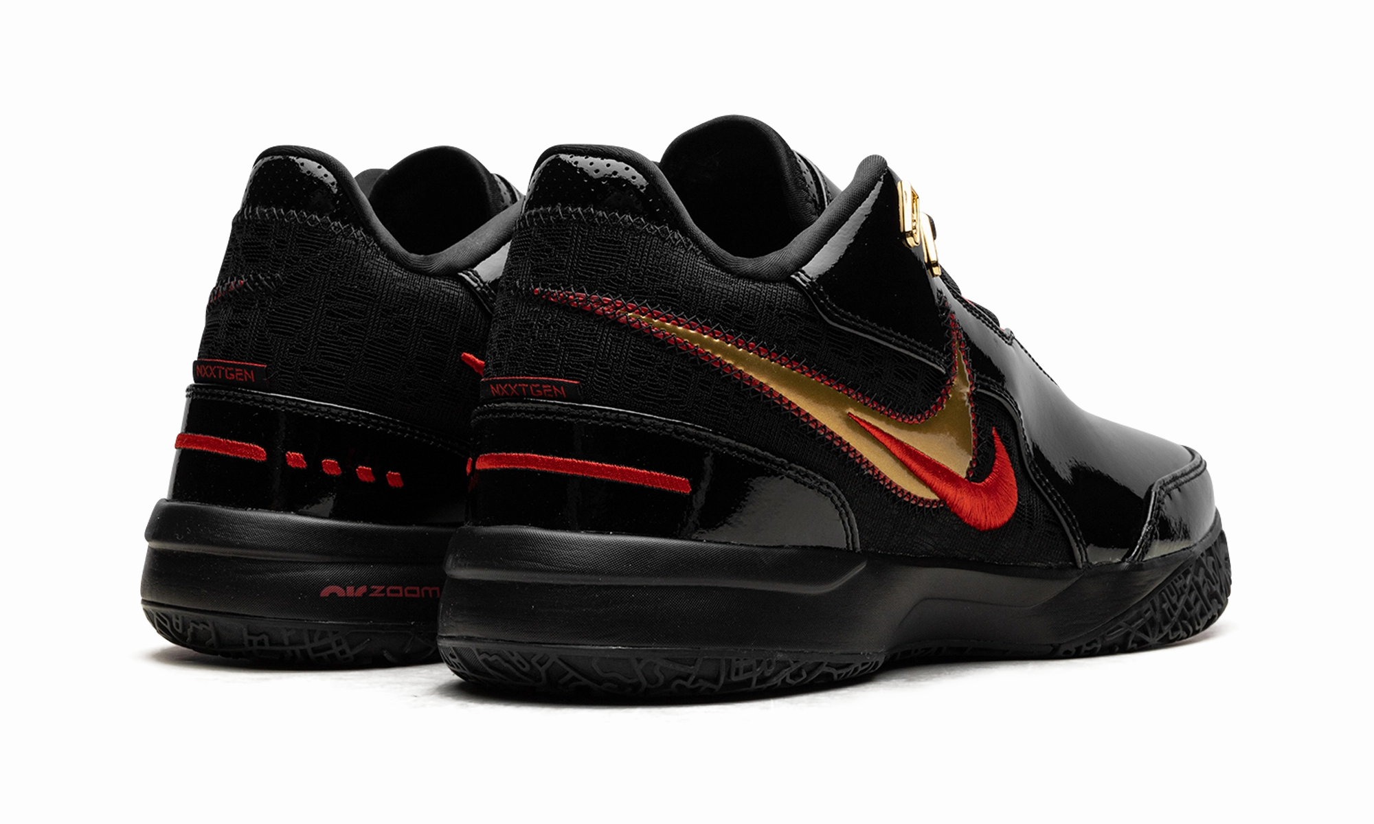 Zoom LeBron NXXT Gen AMPD "Black University Red Gold" Trail Running Jump Energy Zone