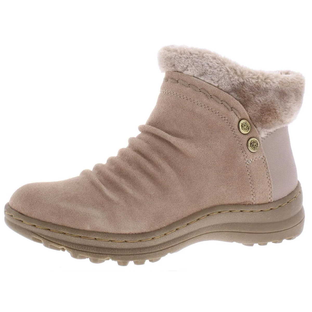 Alick Womens Faux Fur Cold Weather Winter Boots Padded