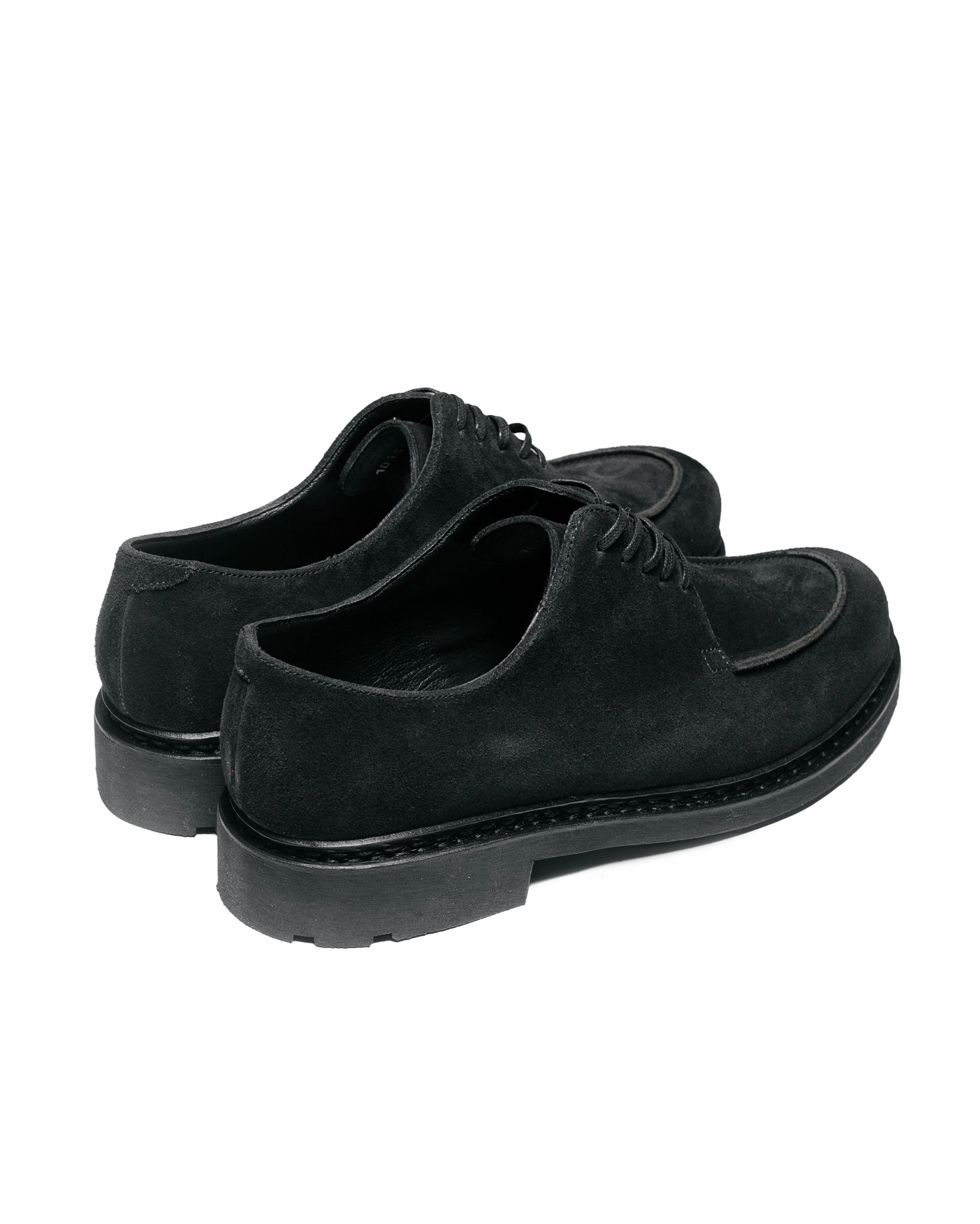 Arpenteur Paraboot Mirage Velour Noir Molded Insole Satin Glow