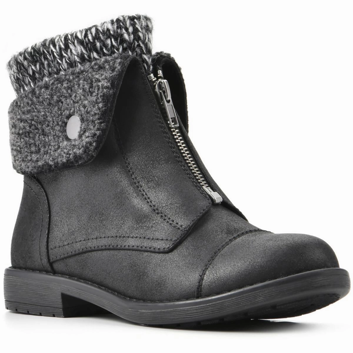 Duette Womens Faux Leather Cozy Booties Warm Core All terrain