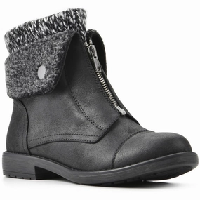 Duette Womens Faux Leather Cozy Booties Warm Core All terrain