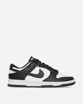 Dunk Low Retro Sneakers White / Black Moisture Management Fabric Canvas Material