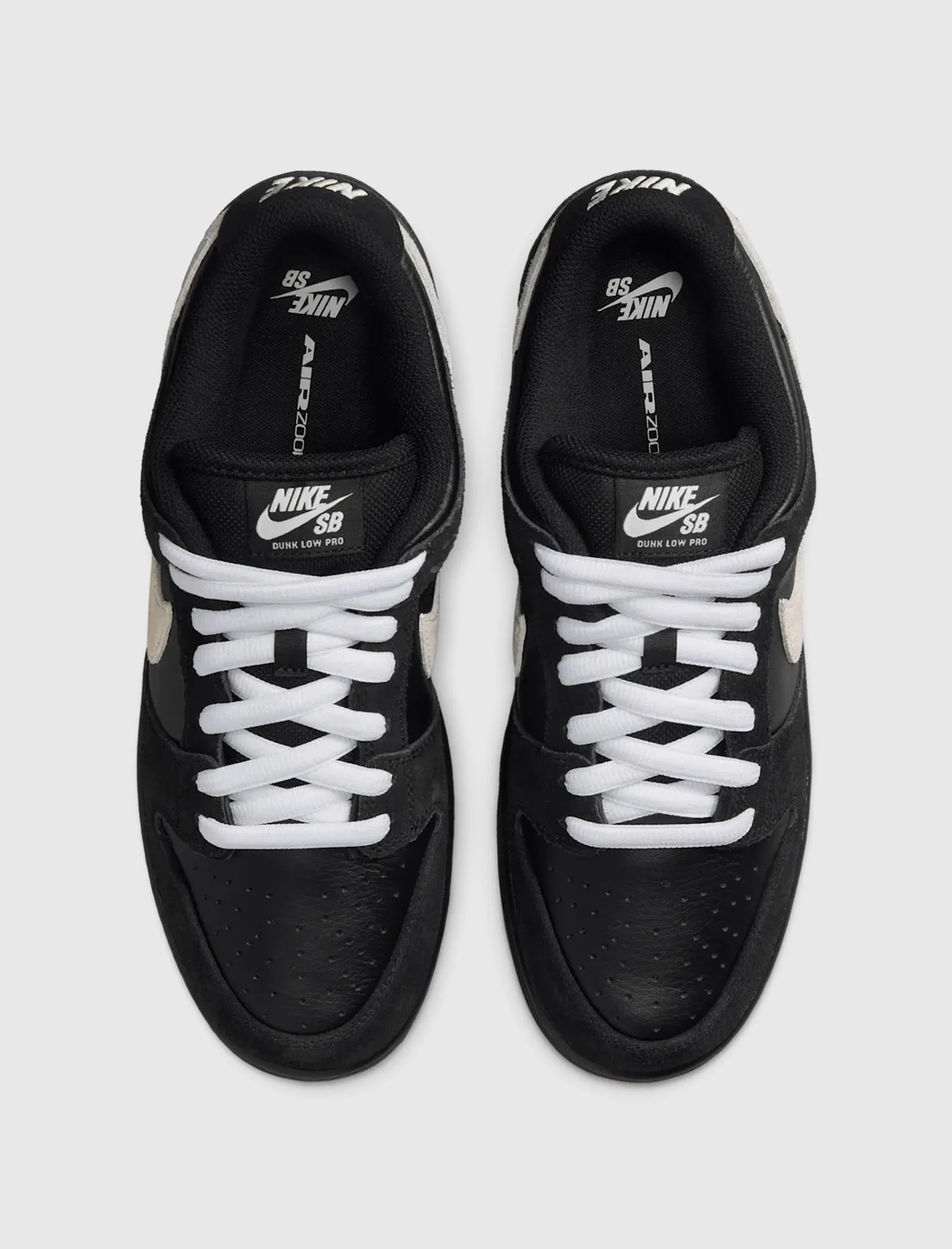DUNK LOW SB "BLACK/GUM" Abrasion resistant