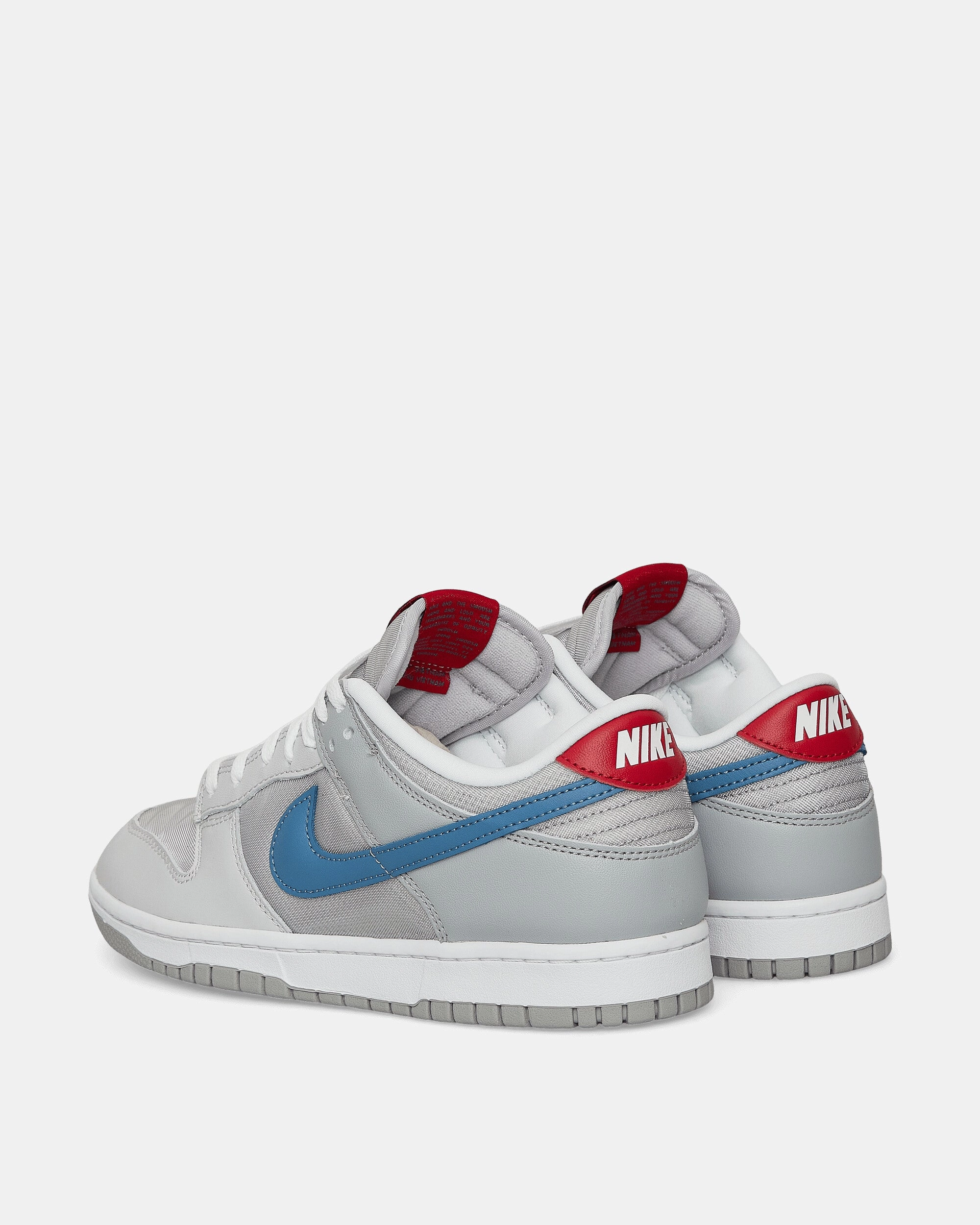 Thermal Regulating Textile Go Fast Dunk Low Sneakers Silver Blue