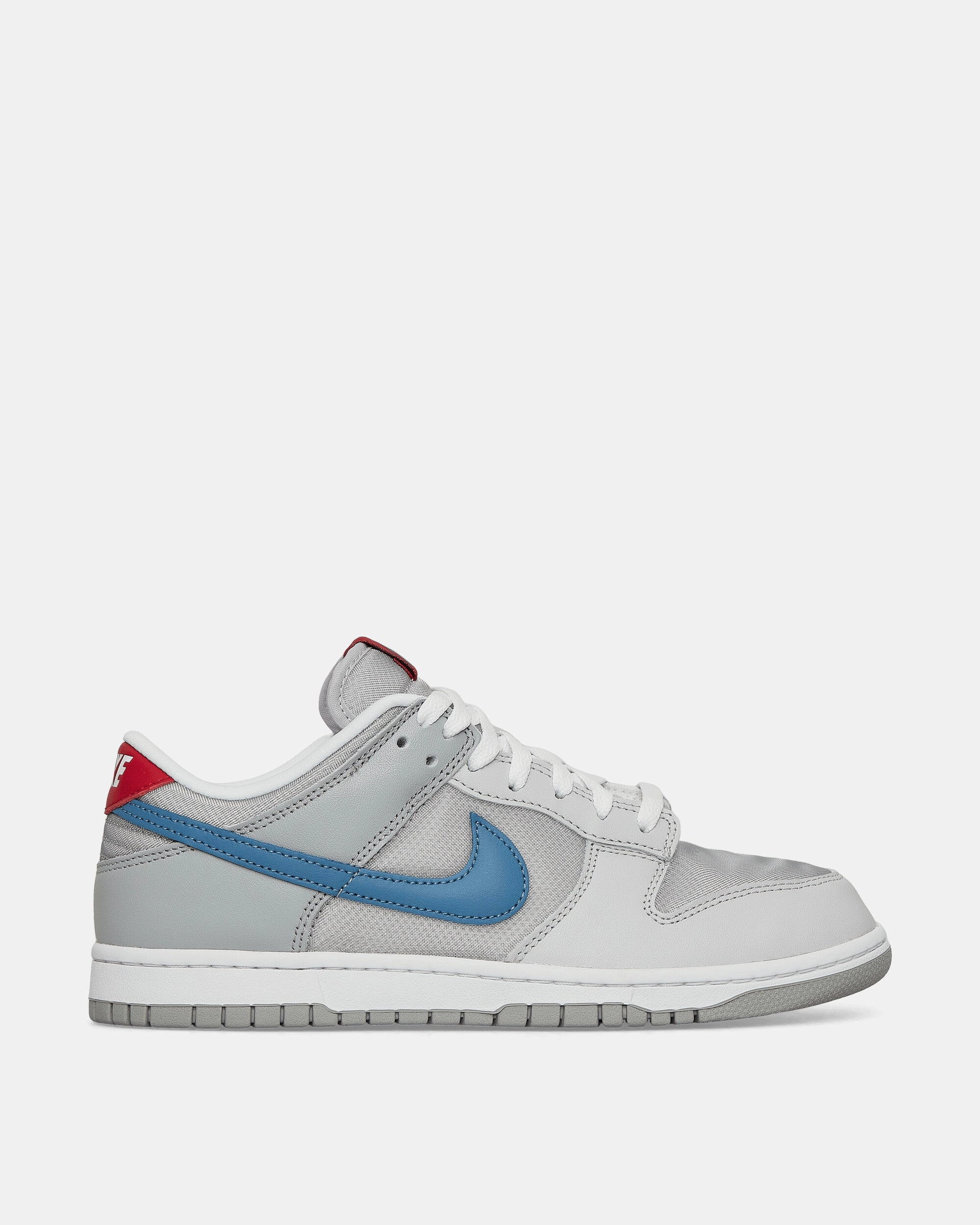 Eco Conscious Packaging Shift Friendly Dunk Low Sneakers Silver Blue