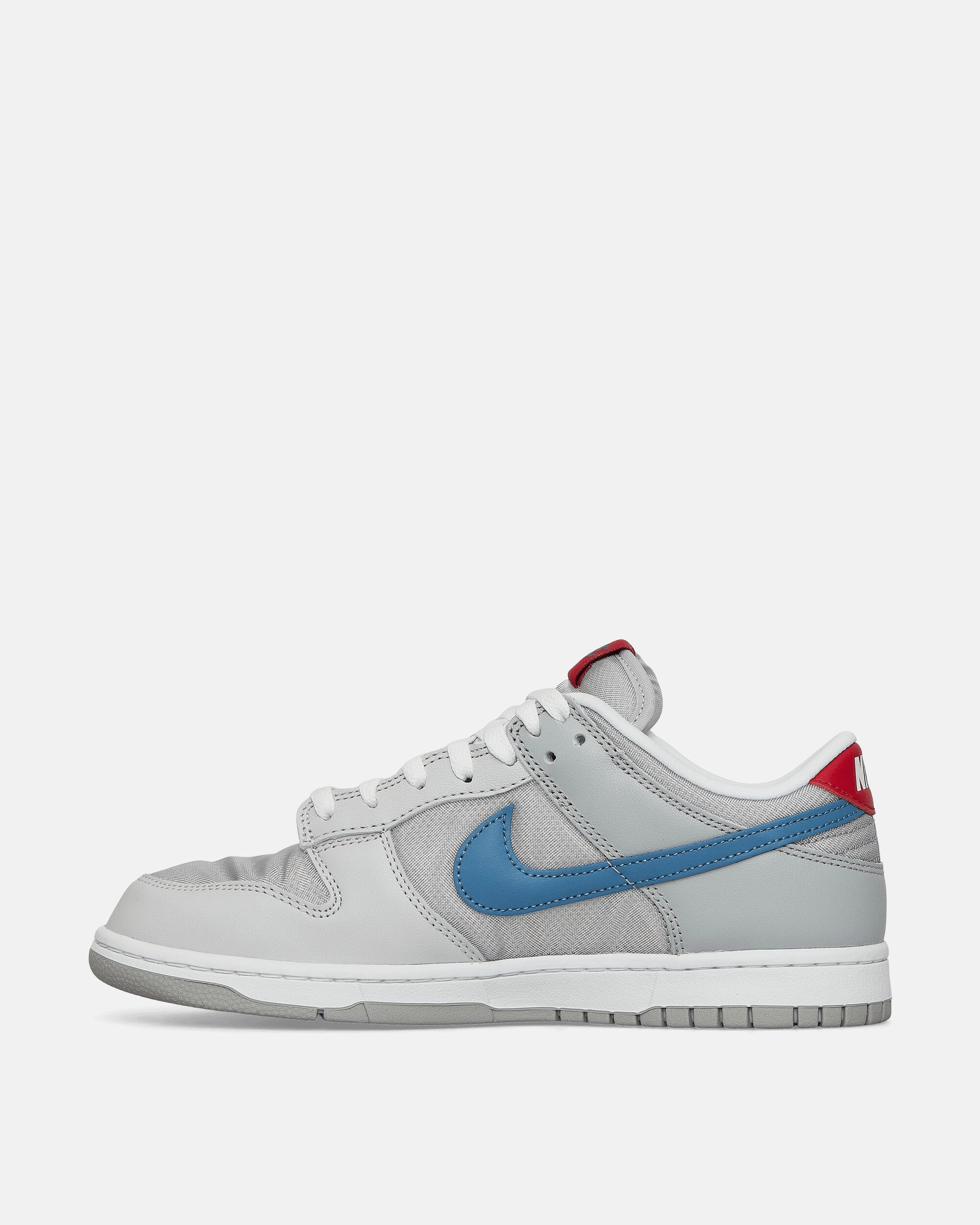 Comfort Fit Socks Dunk Low Sneakers Silver Blue