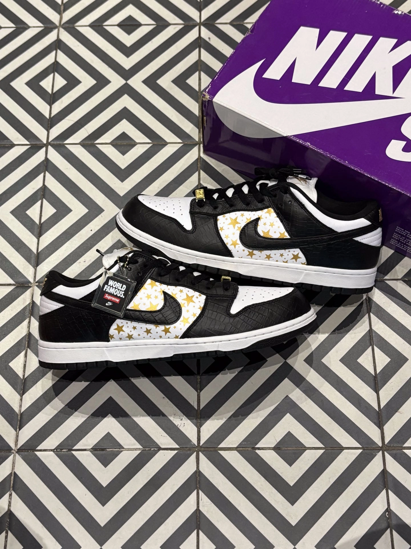Compression Fit Dunk SB Supreme Black (Taille 45)