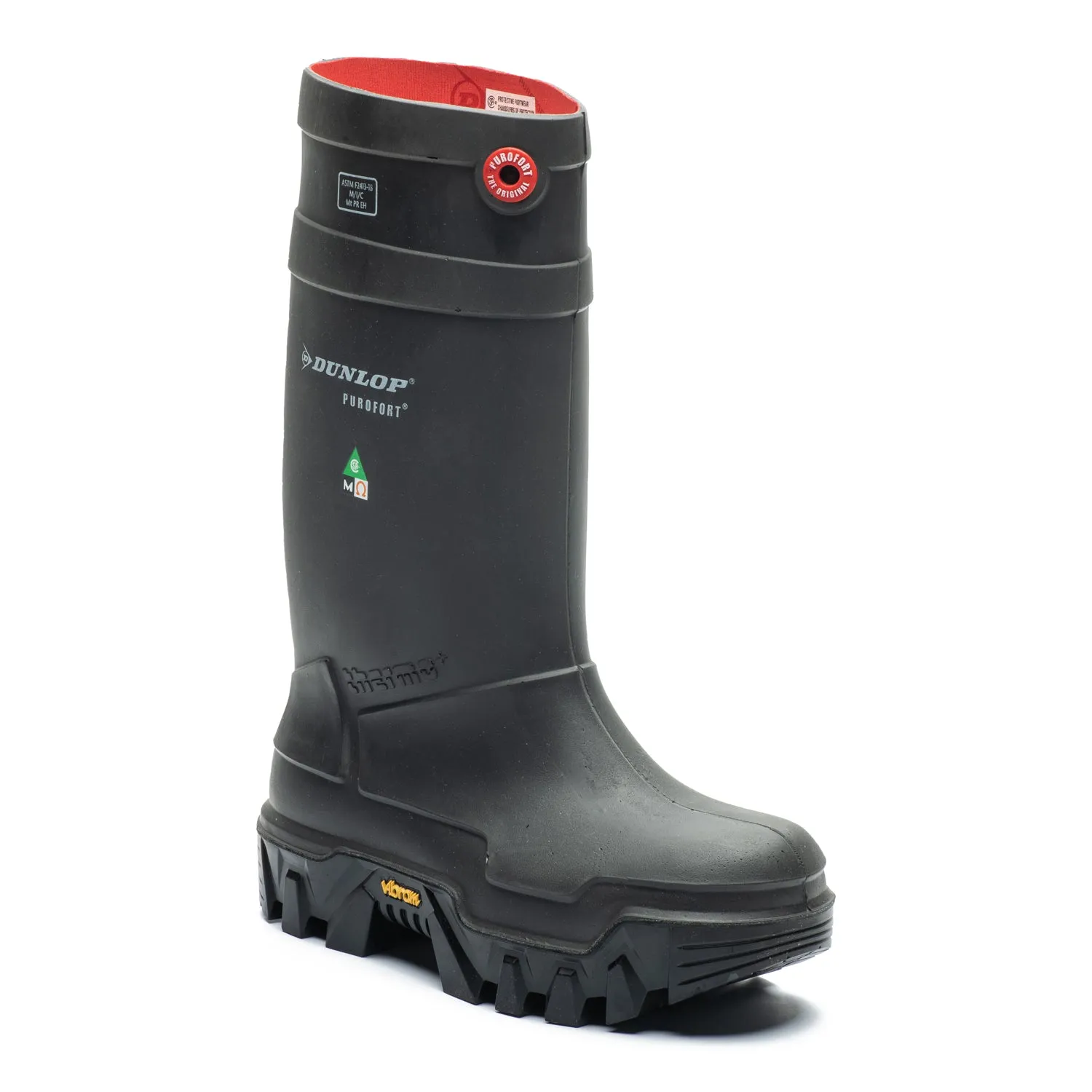 Dunlop Purofort Explorer 15" Steel Toe Rubber Work Boots D902033 Slip Resistant Sole