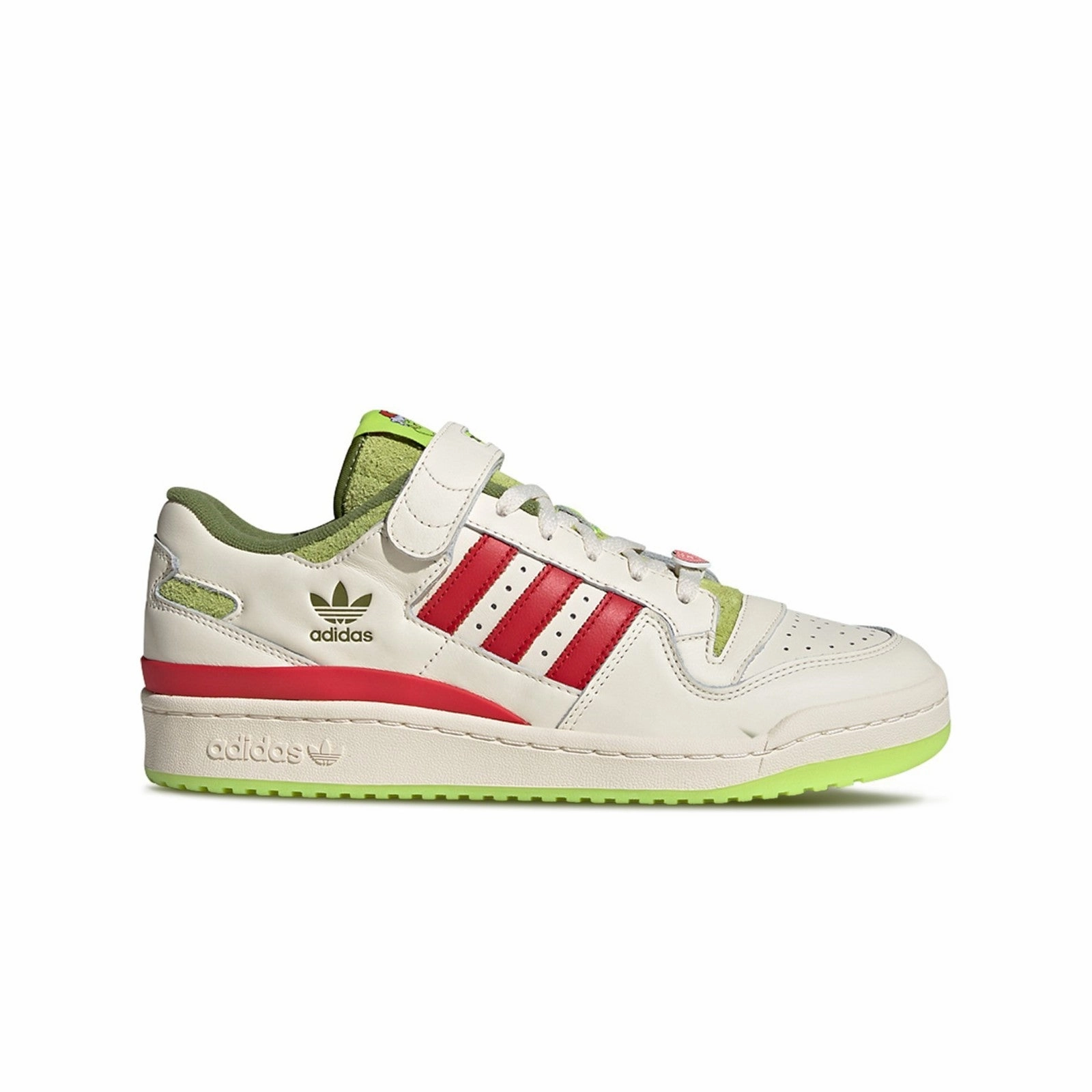 Hydrophobic Upper Treatment Adidas Originals Forum Low "The Grinch" Men's Shoes ID3512