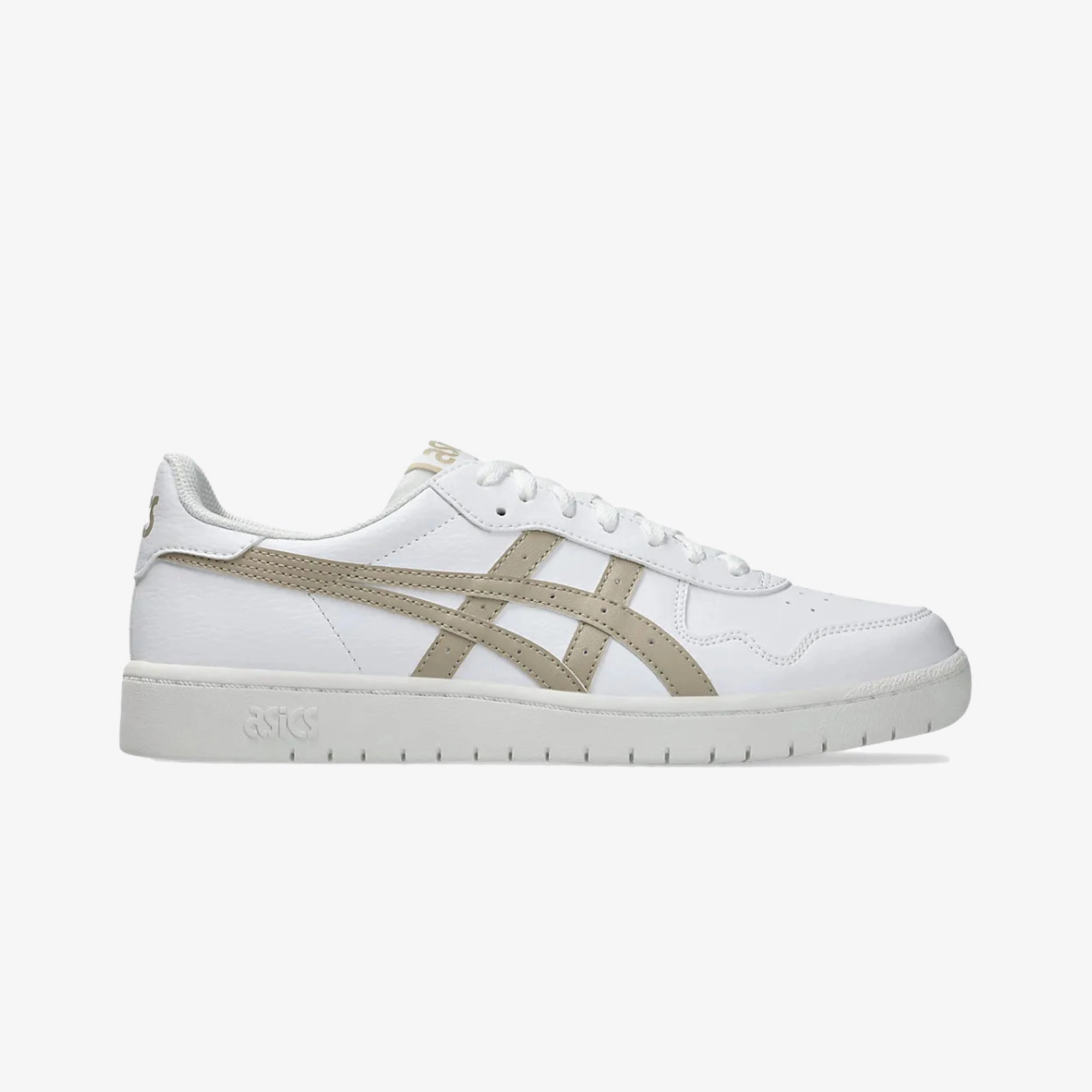 Asics | JAPAN S { WHITE/FEATHER GREY running in mud shoes walking stability