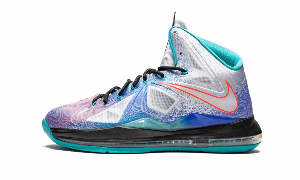 Lebron 10 "Re-Entry - Pure Platinum" Long Lasting Cushioning Custom Fit