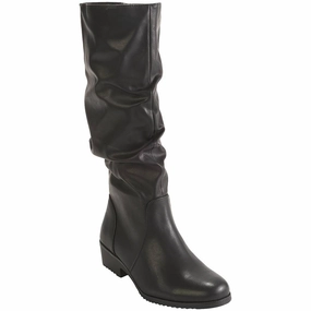 Duration Womens Wide Calf Faux Leather Knee-High Boots Slip Resistant Rough Trail Hiker