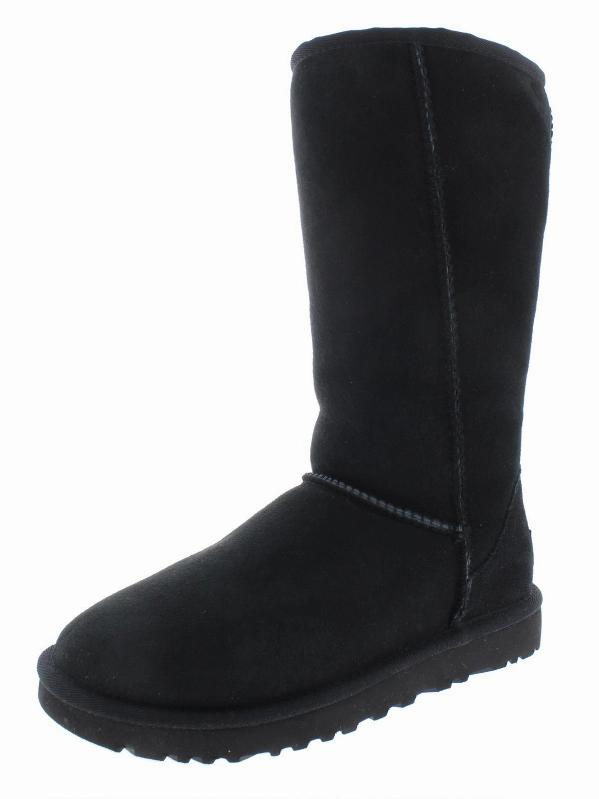 Grippy Outsole Functional Minimalist TPU Outsole Classic Tall II Womens Suede Fur Lined Winter Boots