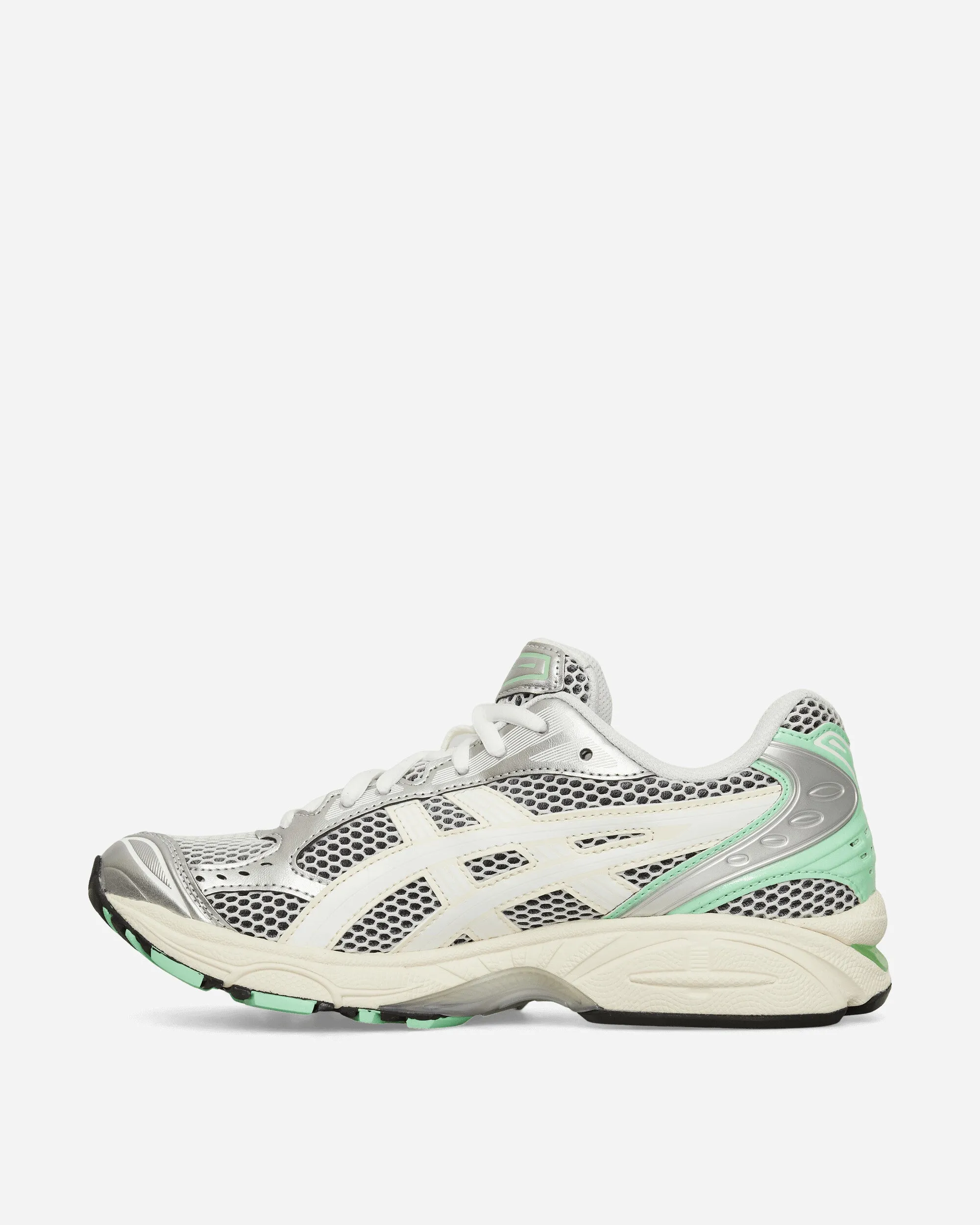 GEL-Kayano 14 Sneakers White / Menthol Reinforced Eyelets Design