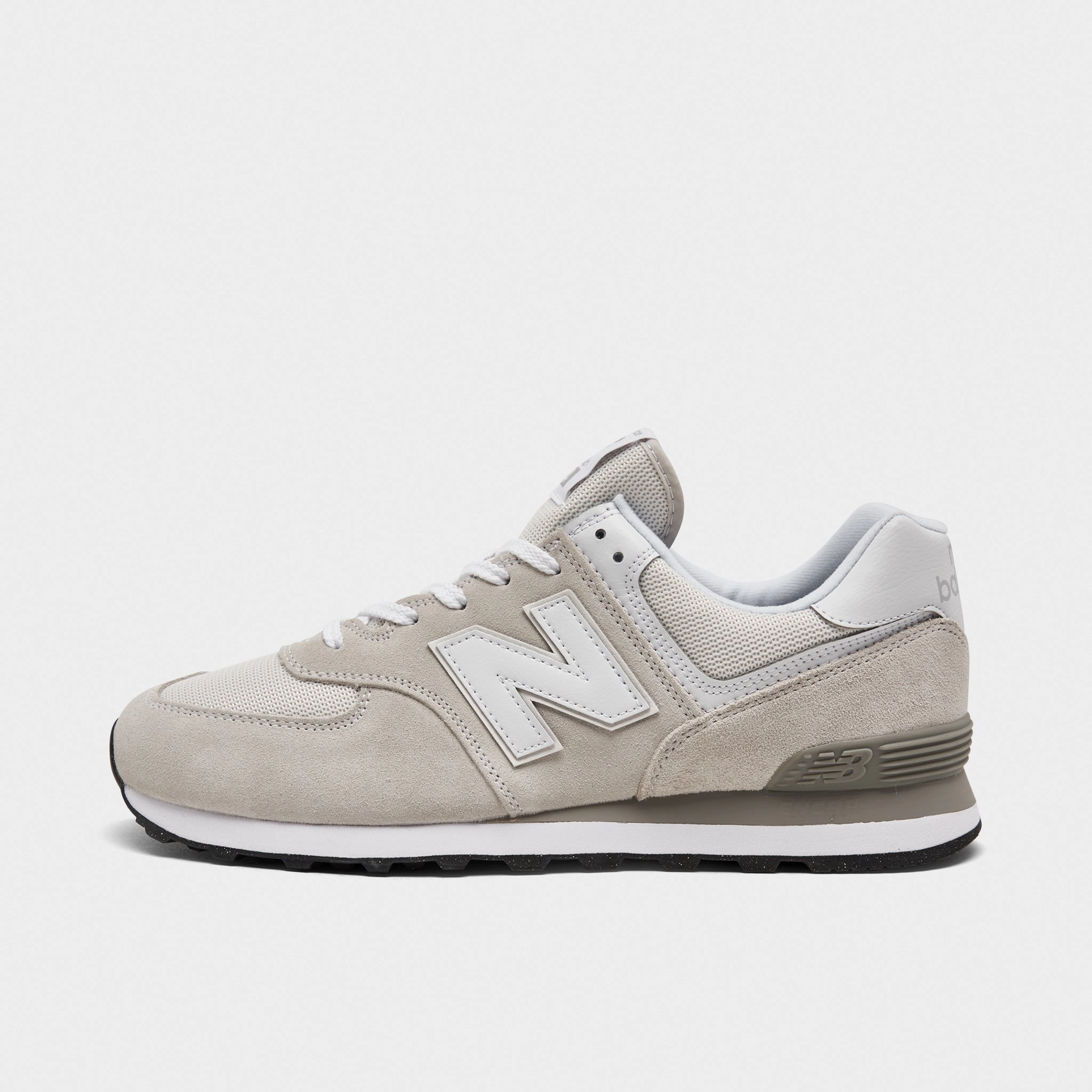 New Balance ML574EVW Nimbus Cloud / White running in a fun run shoes running on beach shoes