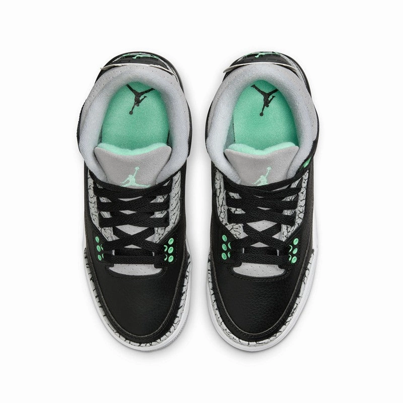 Air Jordan 3 Retro "Green Glow" Grade school Waterproof Lining