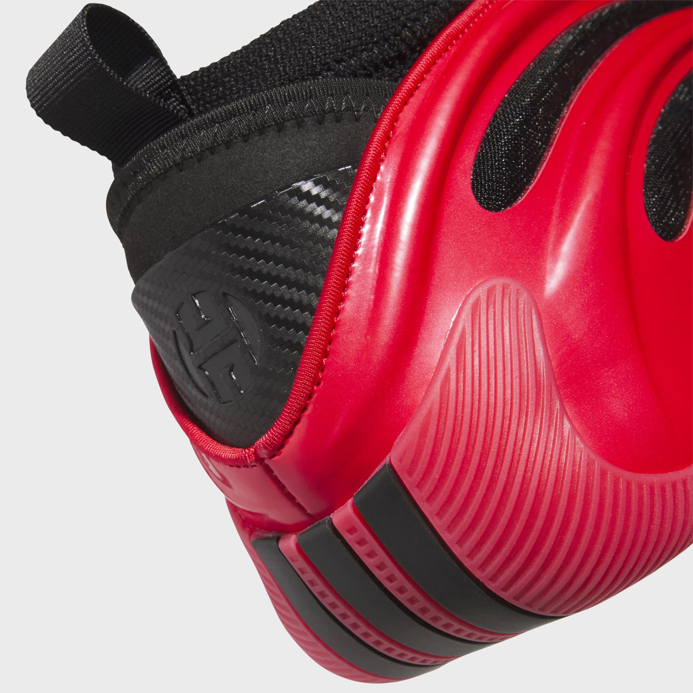 adidas Harden Volume 9 Pure Rubber / Black - Blue Asymmetric Collar Support