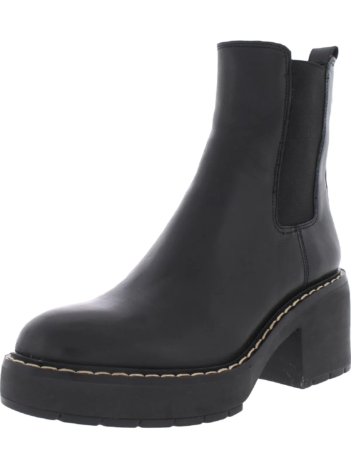 Anderson Womens Block Heel Chelsea Boots Comfort Lining Trail Exploration