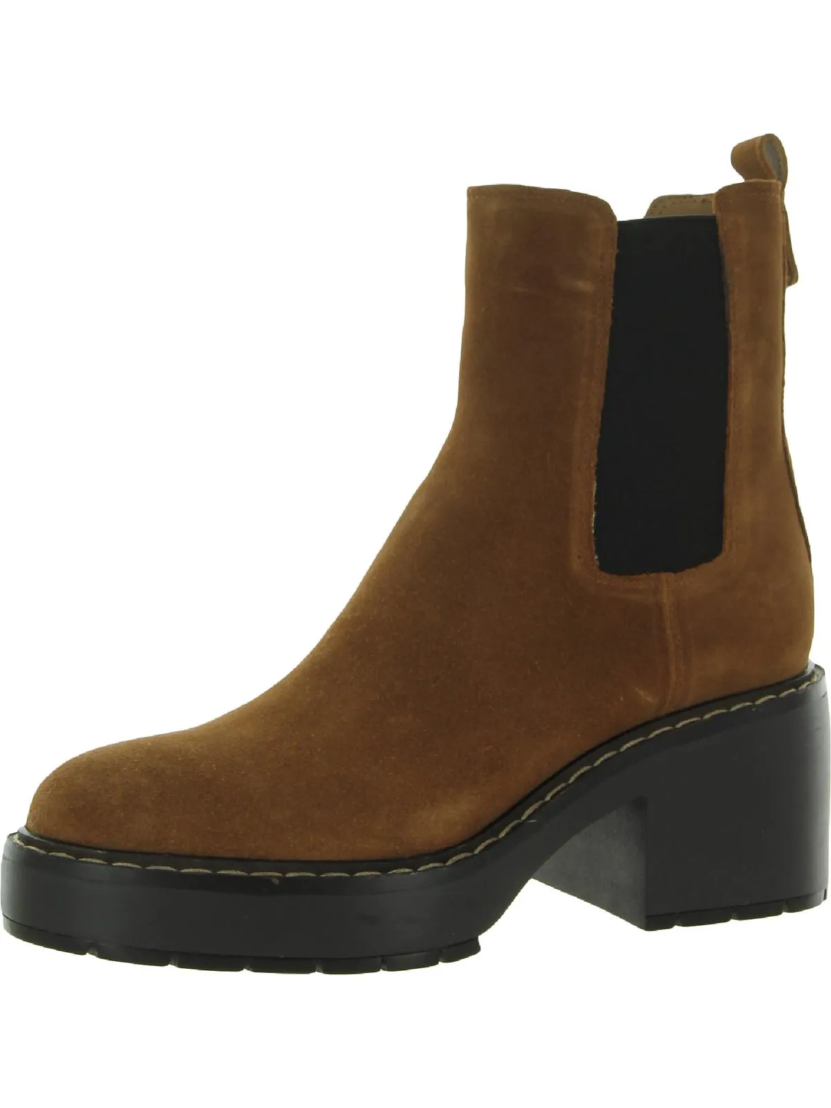 Anderson Womens Block Heel Chelsea Boots Brave Path Skin Hug