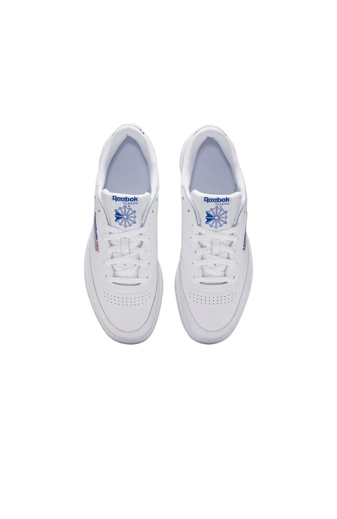 Square Toe Club C 85 Shoe White Royal Gum